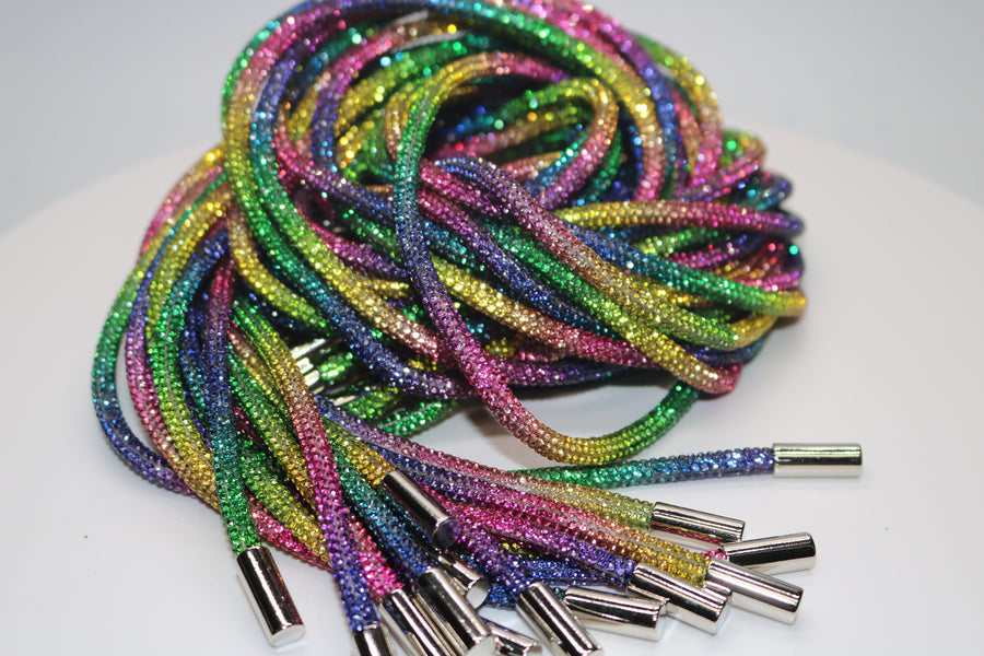 Rainbow Rhinestone Hoodie String – Sleeper Nerdz & Co.