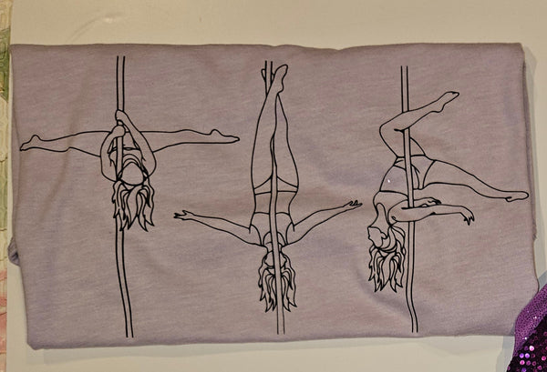 Pre- Order Pole Combo Trio Cropped T