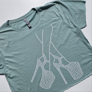 Walk All Over You Cropped T
