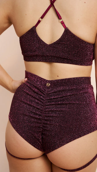 Lure You High Waisted Garter Shorts- Various Colors