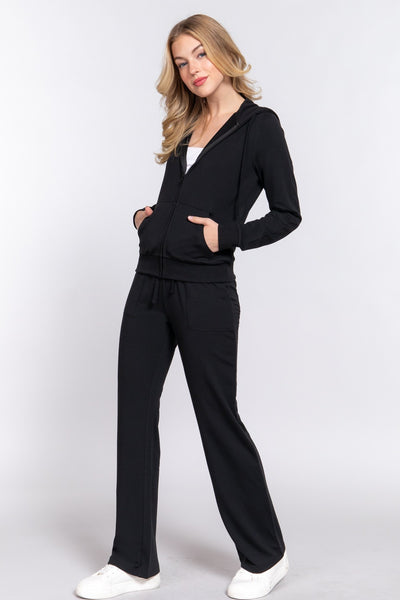 Pole Faux Rhinestone Sweatsuit