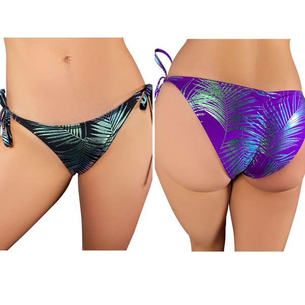 Jungle Palms String Bikini Bottoms