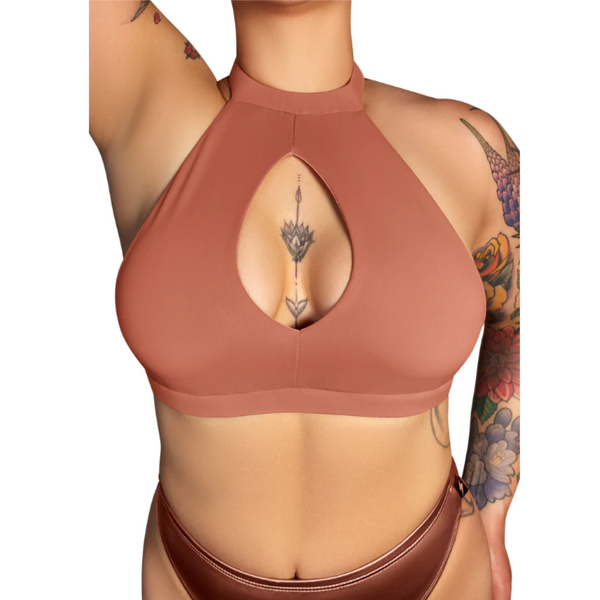 Essential 'Amber' Keyhole Top