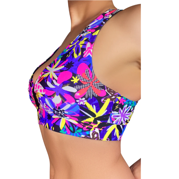 WHS Summer Print Twist Sports Bra