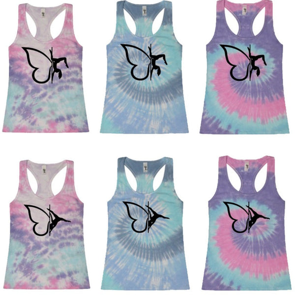 Tie-Dye Butter-Fly Racerback Tank