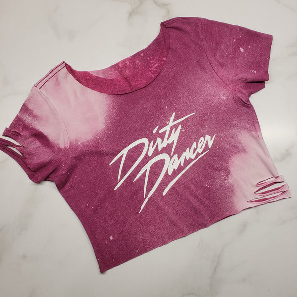 Bleached- Dirty Dancer Cropped T-shirt