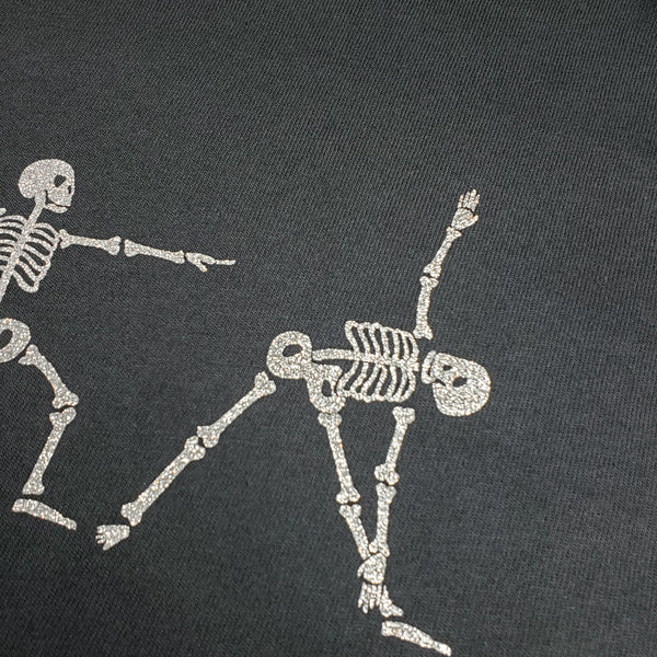 Skeleton Yoga Cropped Sweatshirt