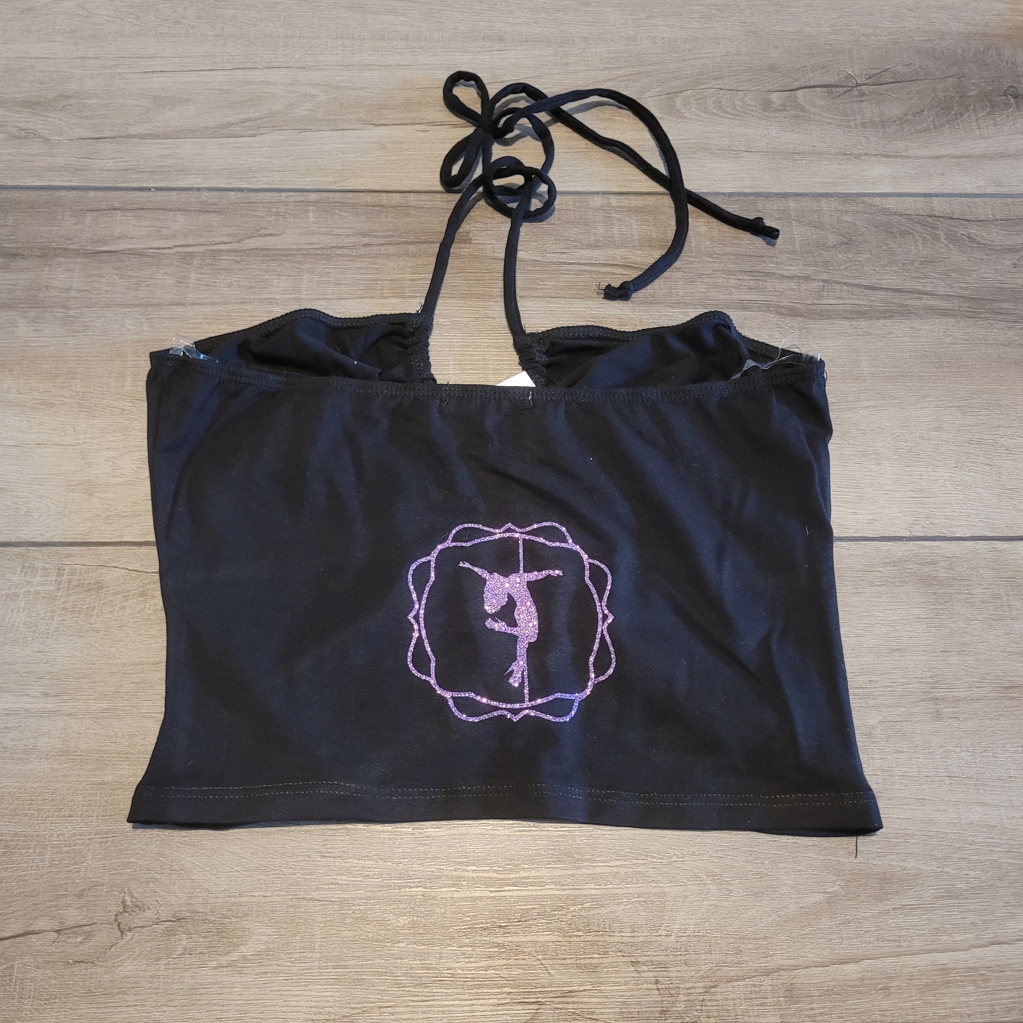 WHS Key Hole Halter With Geo Logo On Back- MEDIUM ONLY