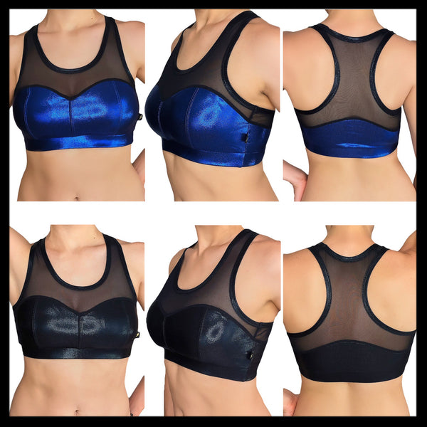 WHS Exclusive Metallic Heart Breaker 💔 Crop Tops