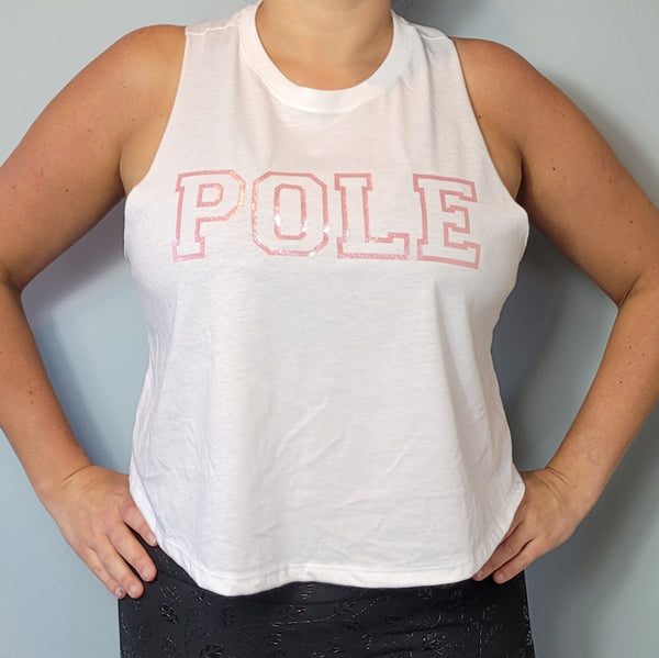 Pole Racerback Crop Top