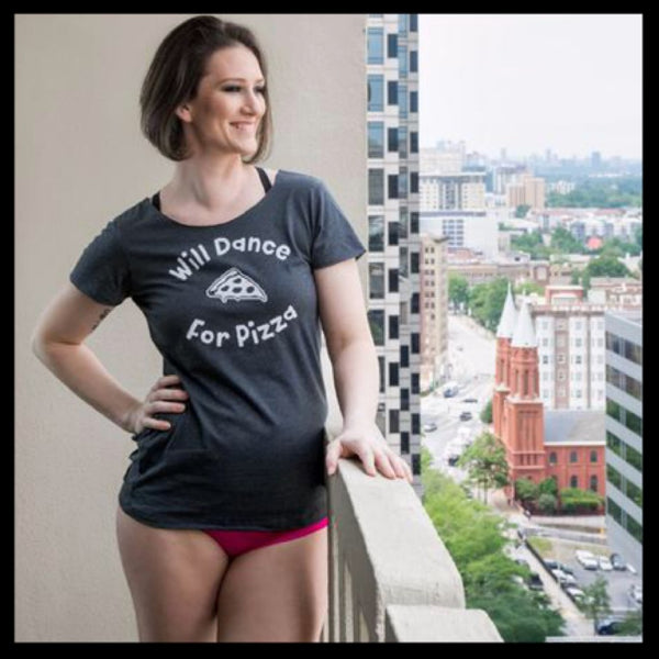 Will Dance For Pizza T-shirt