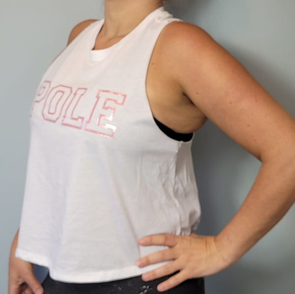 Pole Racerback Crop Top