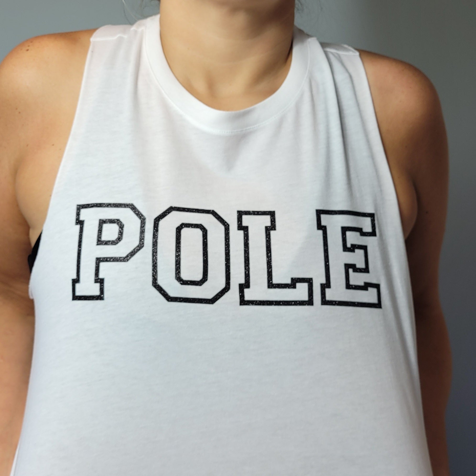 Pole Racerback Crop Top