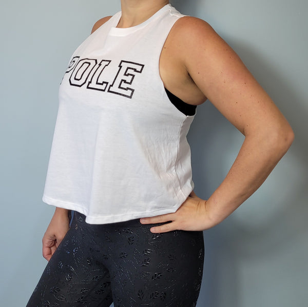 Pole Racerback Crop Top