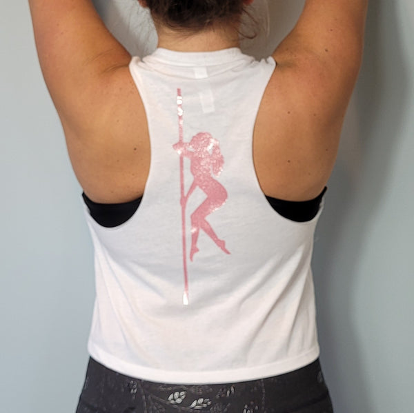 Pole Racerback Crop Top