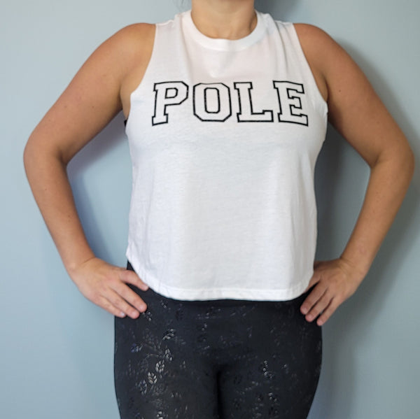 Pole Racerback Crop Top