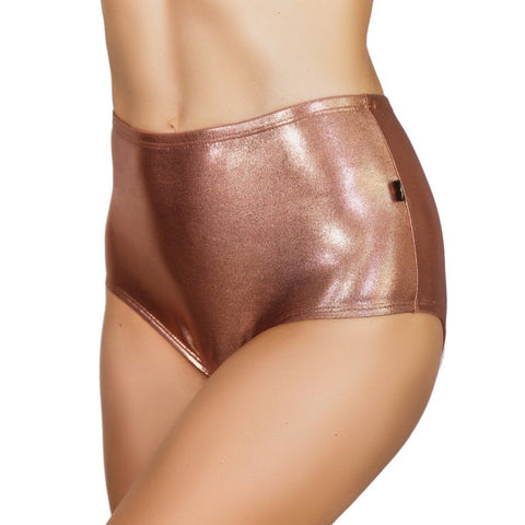 Rose Gold High Waisted Hot Pants