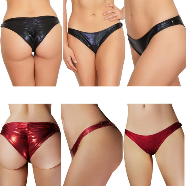 Metallic Scanty Pants- Various Colors