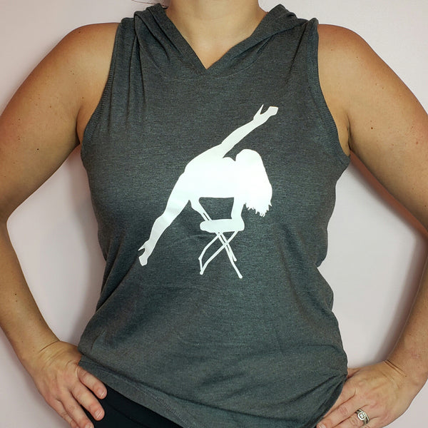 Chair Dance Hooded Muscle Tank