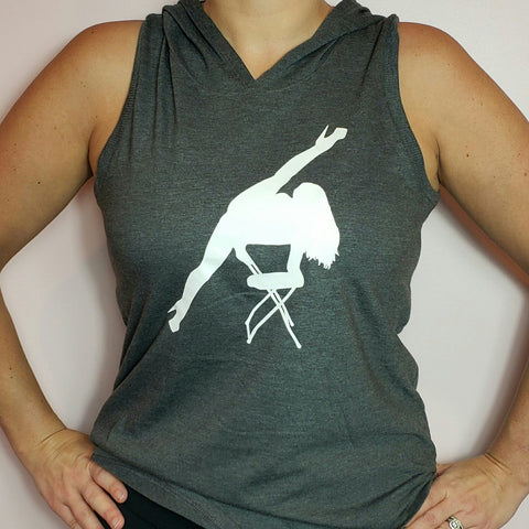 Chair Dance Hooded Muscle Tank