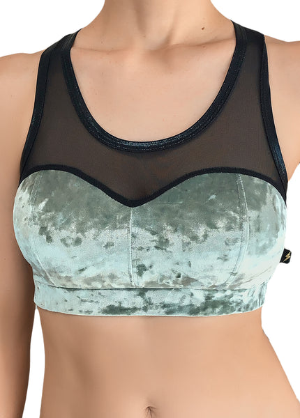 Delish Velvet Heart Breaker Sports Bra- Various Colors