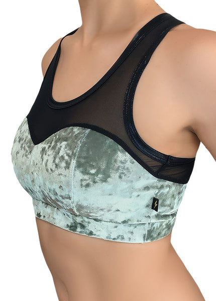 Delish Velvet Heart Breaker Sports Bra- Various Colors