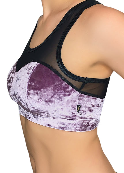 Delish Velvet Heart Breaker Sports Bra- Various Colors