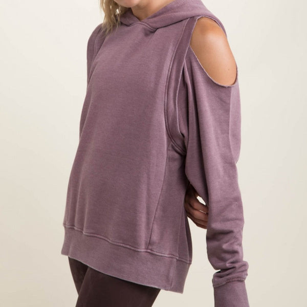Pole Dancer Cold-Shoulder Sweatshirt