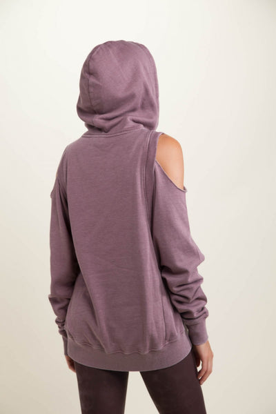 Pole Dancer Cold-Shoulder Sweatshirt