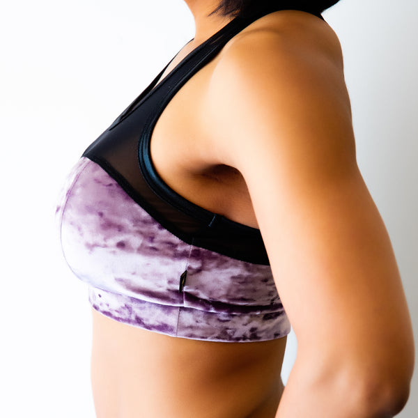 WHS Delish Velvet Heart Breaker Sports Bra- XSMALL ONLY