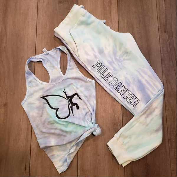 Tie-Dye Butter-Fly Racerback Tank