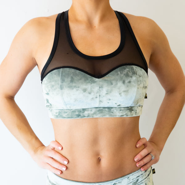 Delish Velvet Heart Breaker Sports Bra- Various Colors