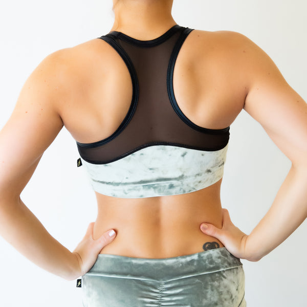 WHS Delish Velvet Heart Breaker Sports Bra- XSMALL ONLY