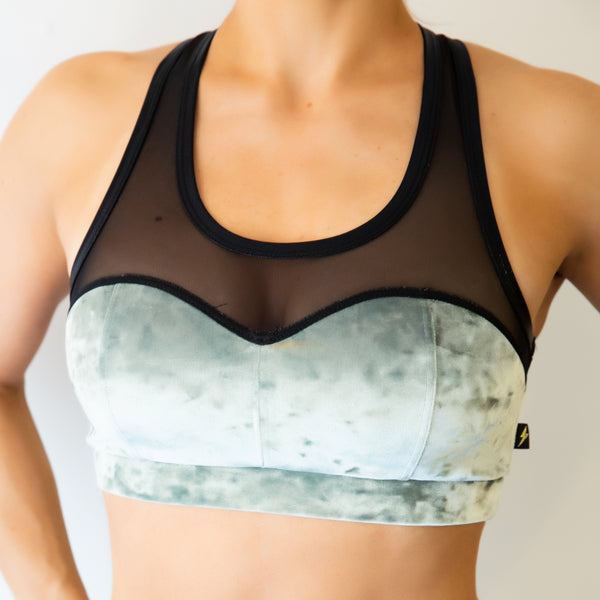 Delish Velvet Heart Breaker Sports Bra- Various Colors