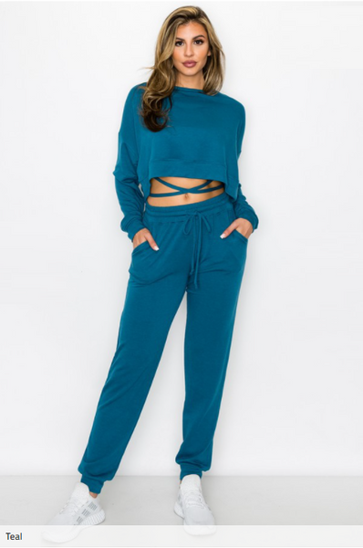 WHS Lounge Around Jogger- Teal